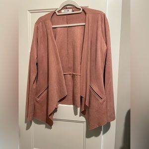 Suede Blush Blazer